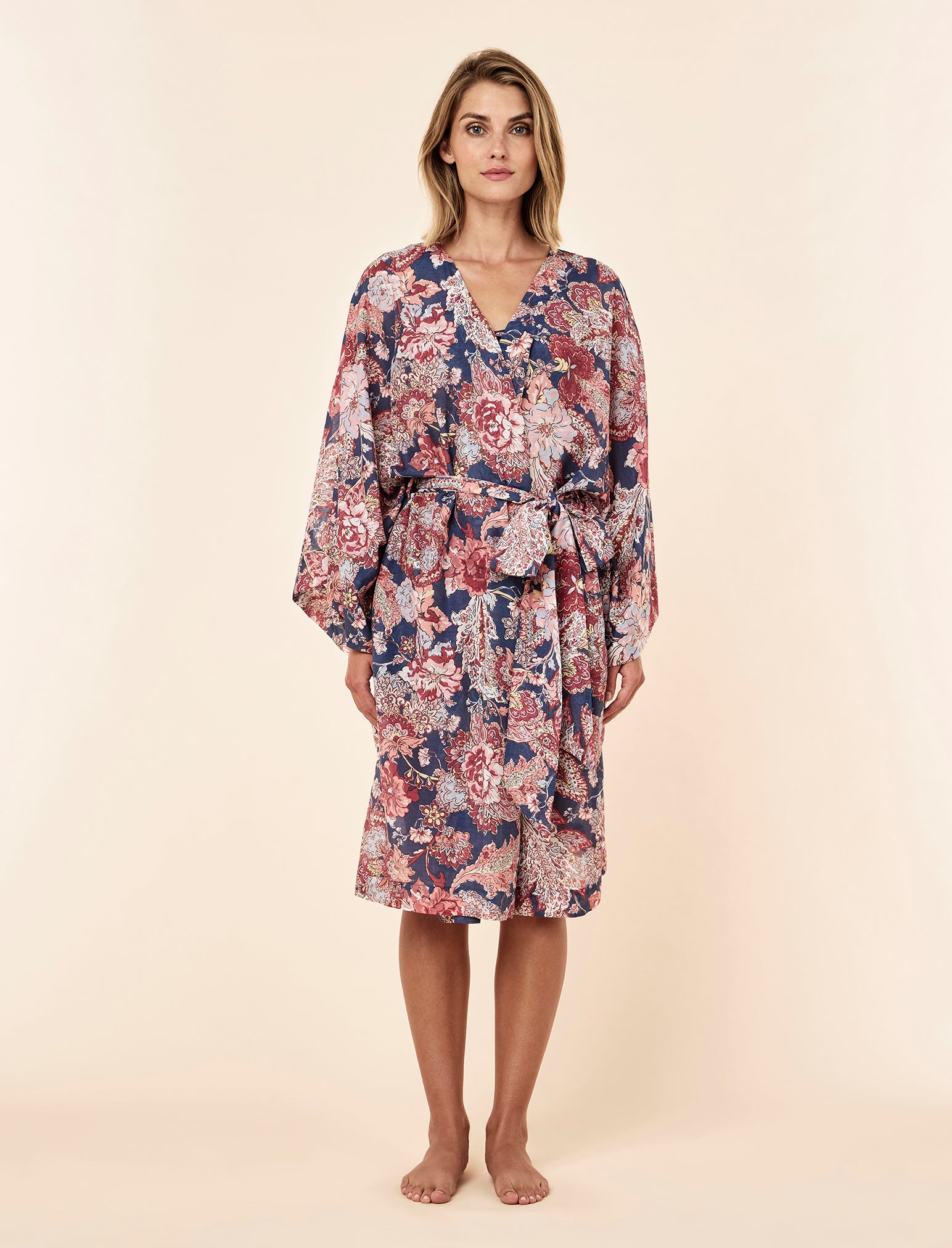 Ella Midi Kimono Robe