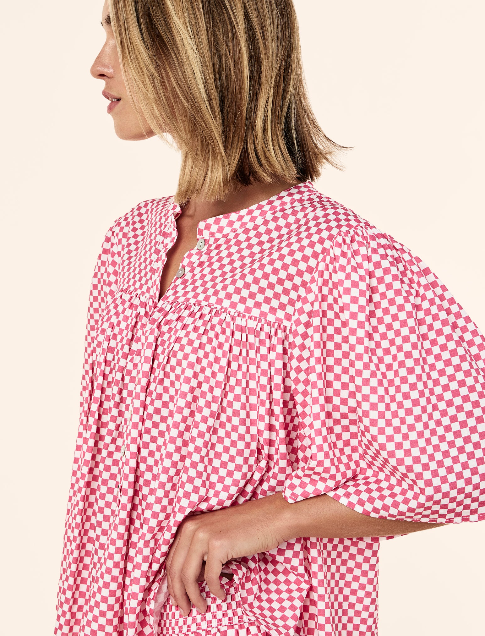 Anais Gathered Boxer PJ Set