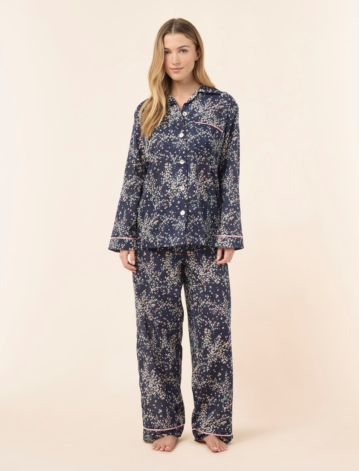Cheri Blossom Full Length PJ Set
