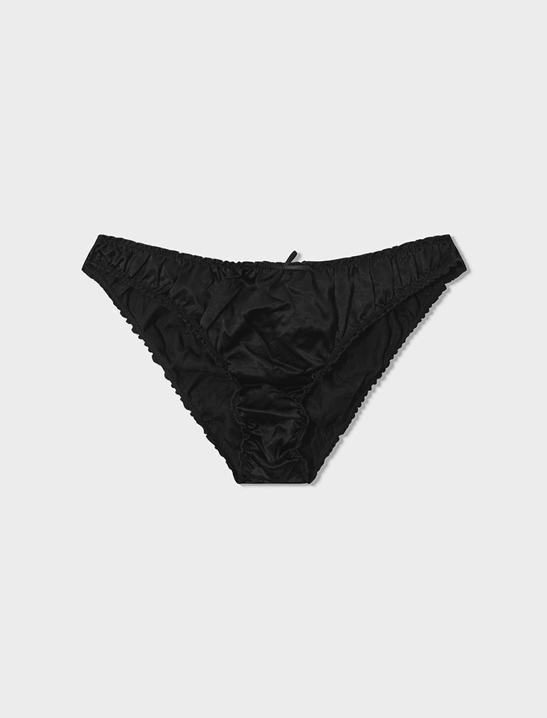 Papinelle  Silk Panties in Black – Papinelle Sleepwear US