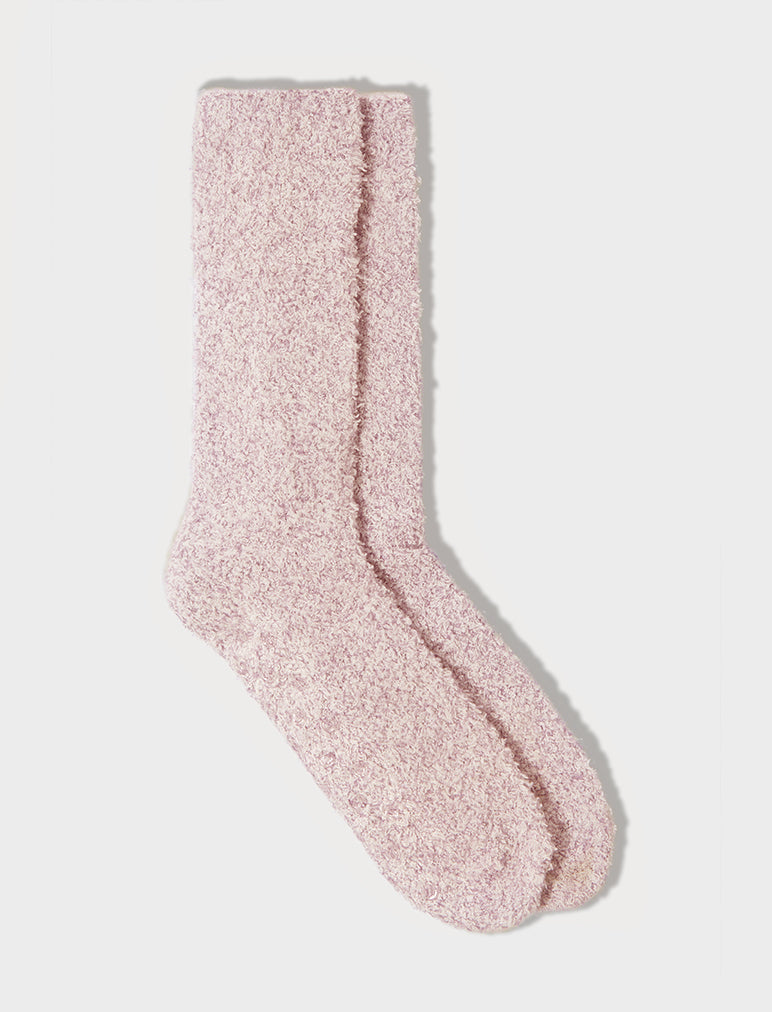 Buy Pink Fluffy Slipper Socks