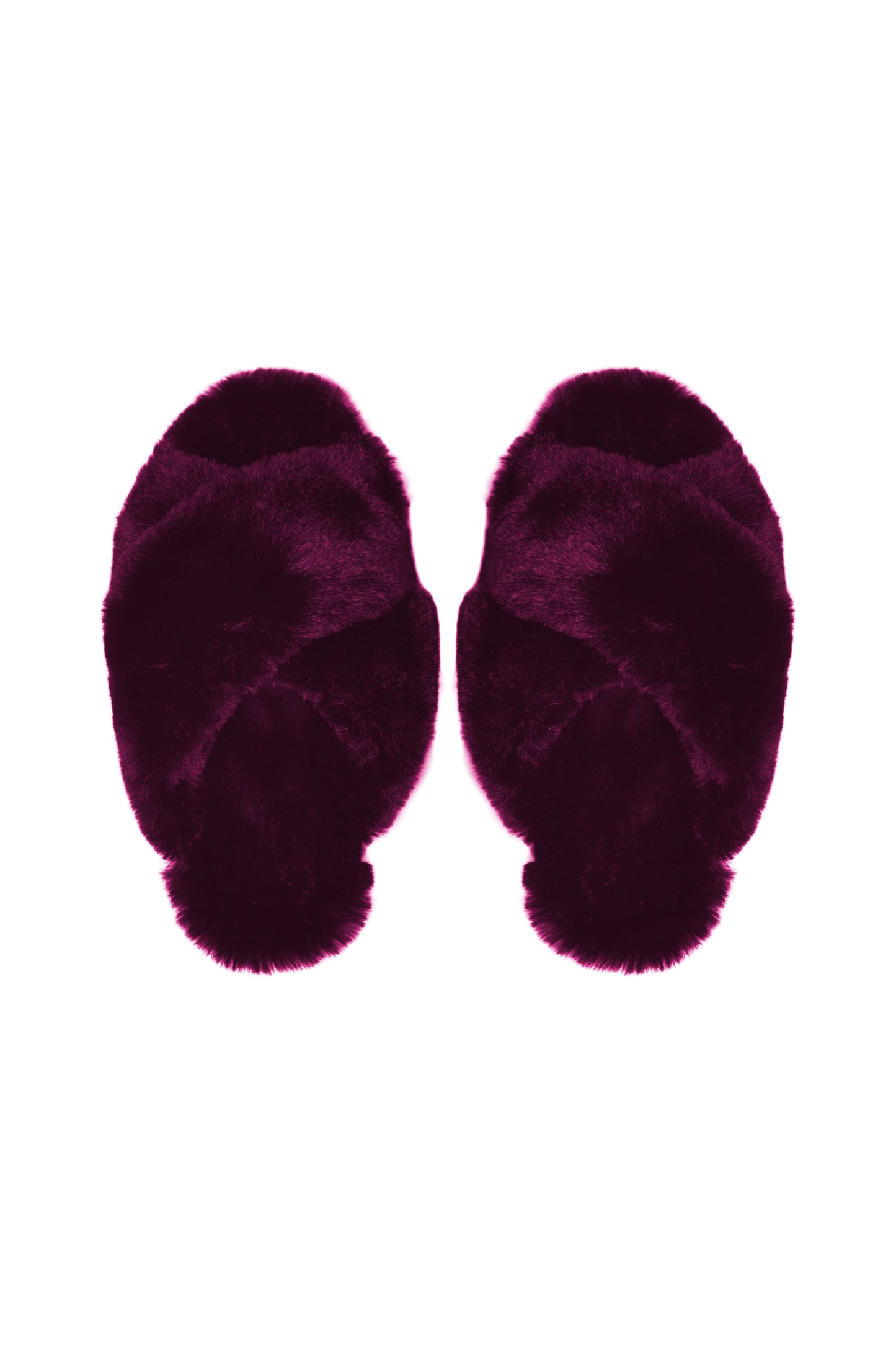 Sheepy Crossover Slides in Prune