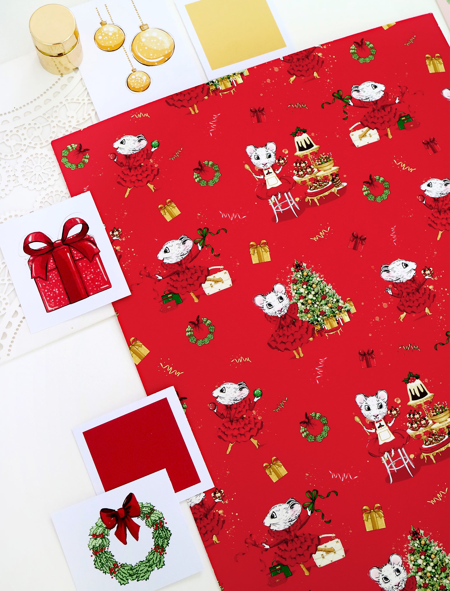 Claris The Mouse Kids Full Length PJ Set