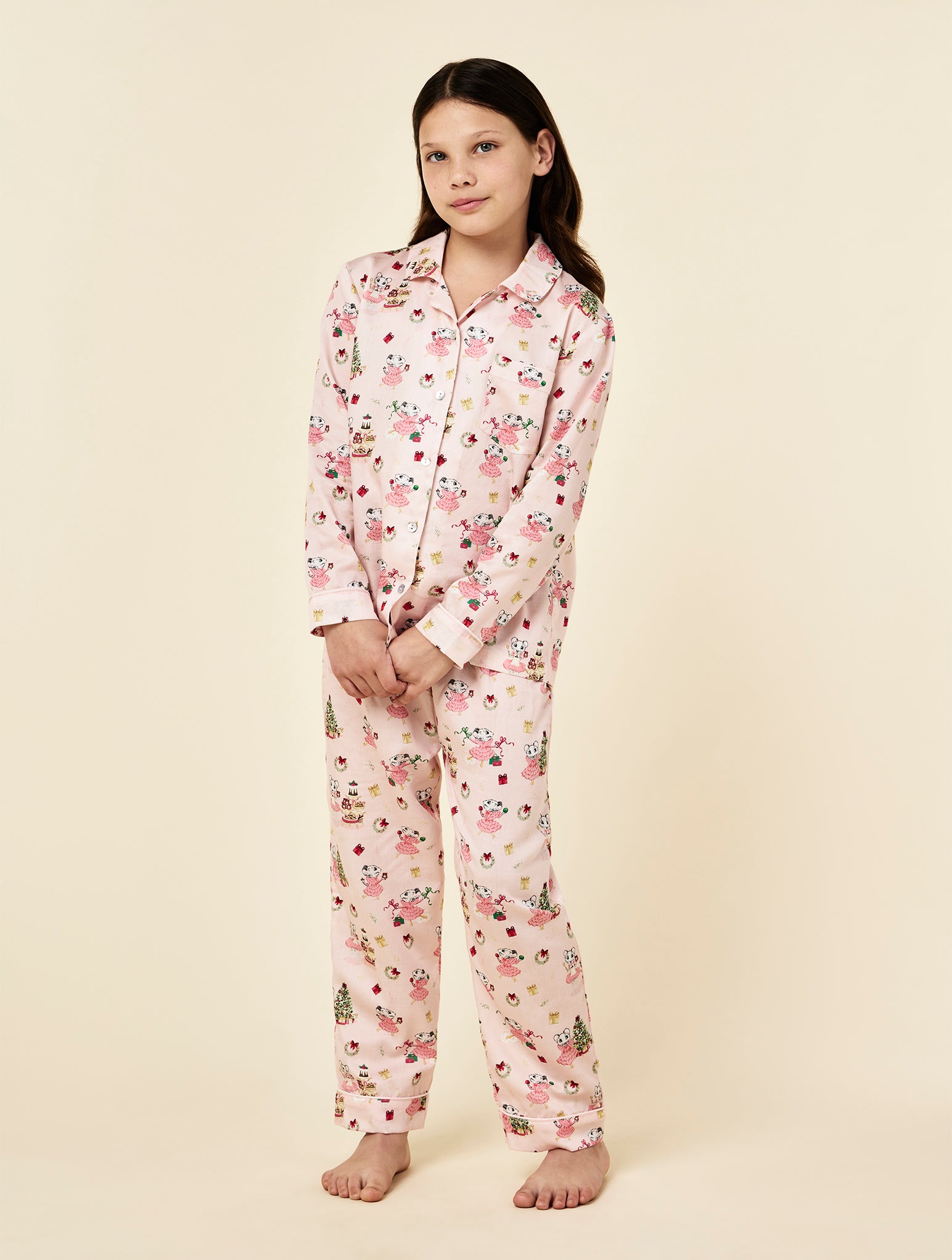 Claris The Mouse Kids Full Length PJ Set