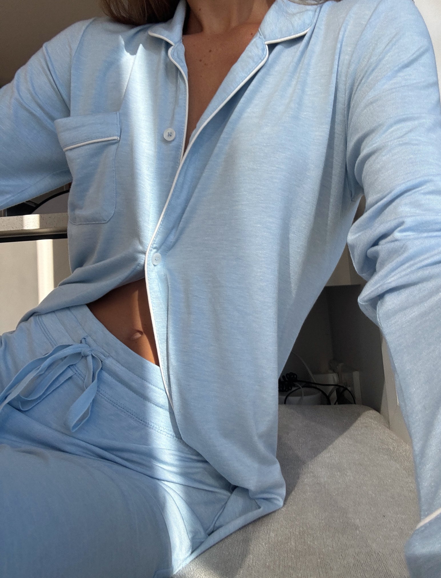 Kate Modal Soft Full Length PJ Set