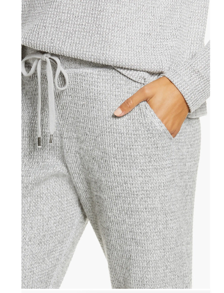 Super Soft Waffle Jogger in Grey