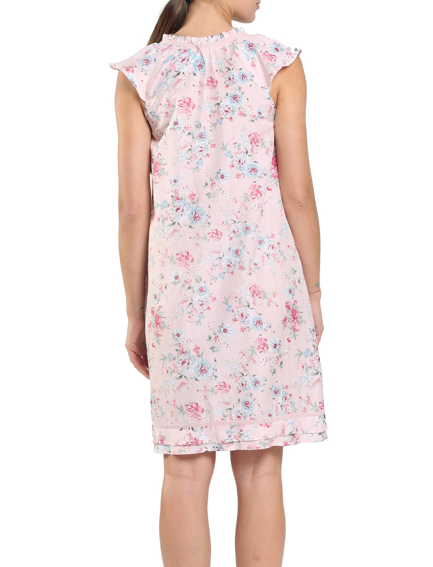 Celeste Cotton Silk Flutter Nightgown