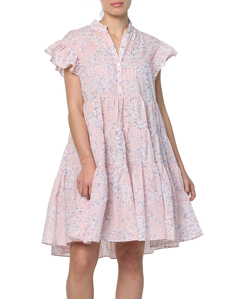 Cherry Blossom Pink Flutter Dress