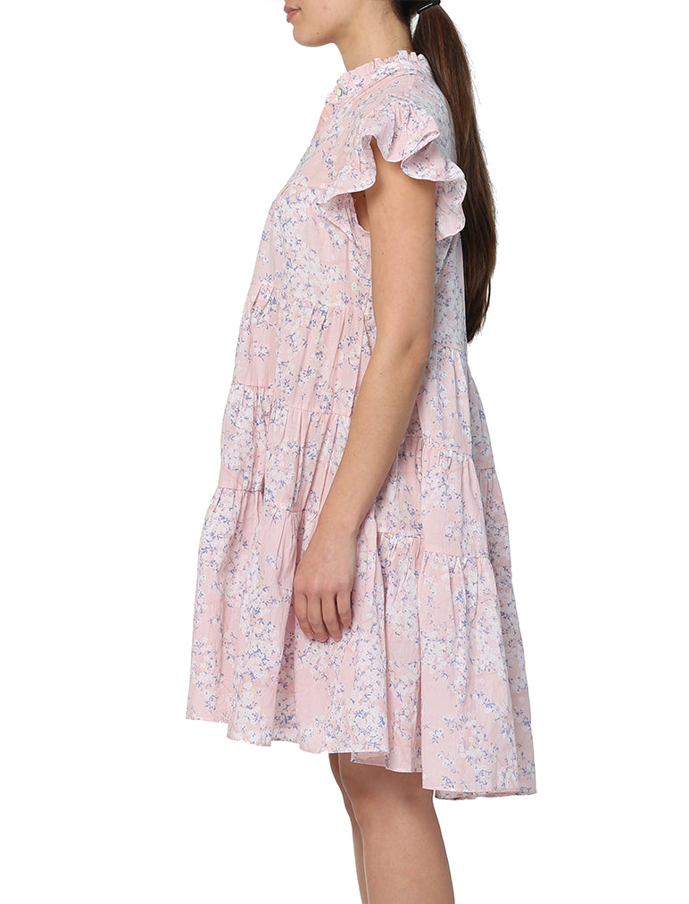 Cherry Blossom Pink Flutter Dress