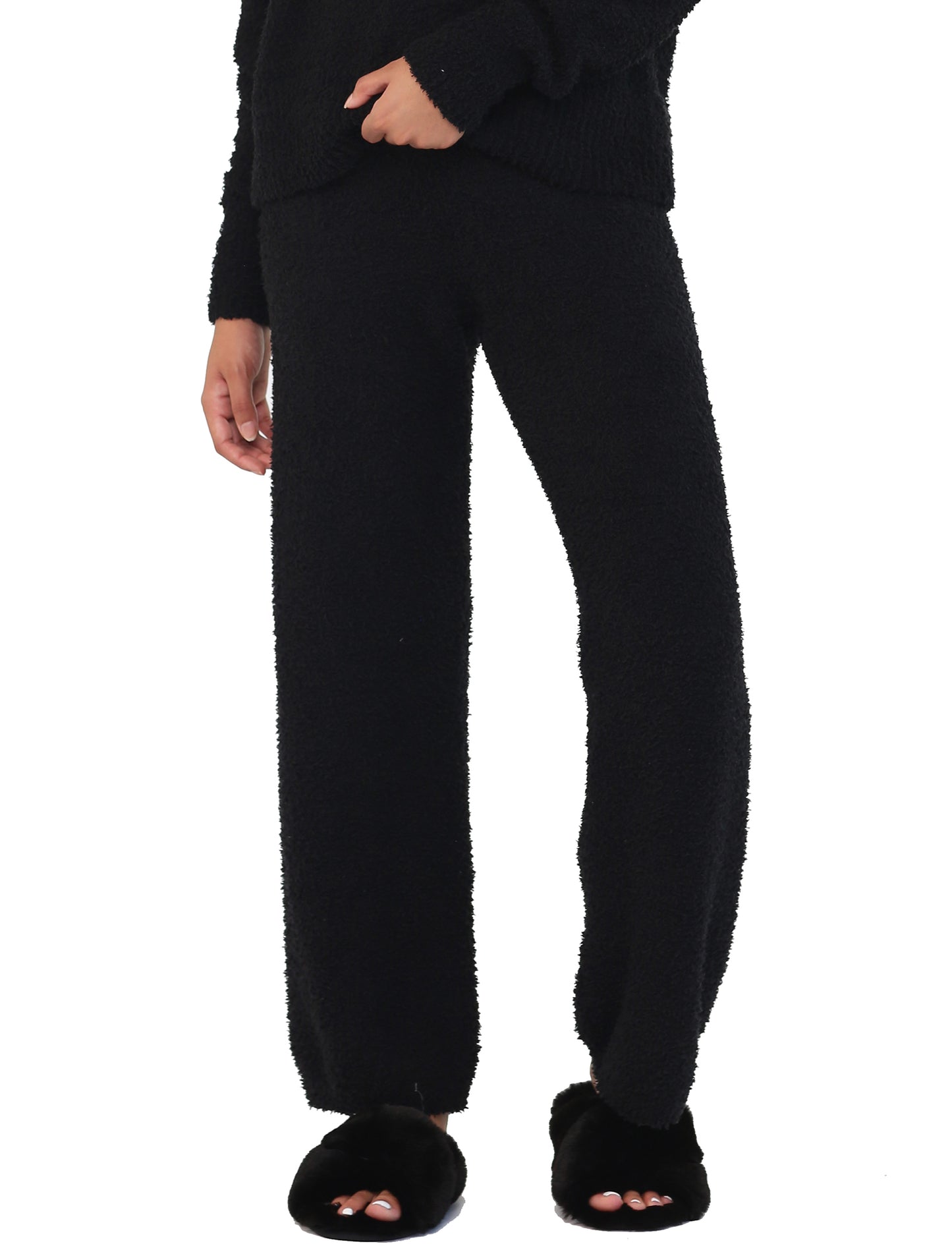 Cozy Knit Pant in Black