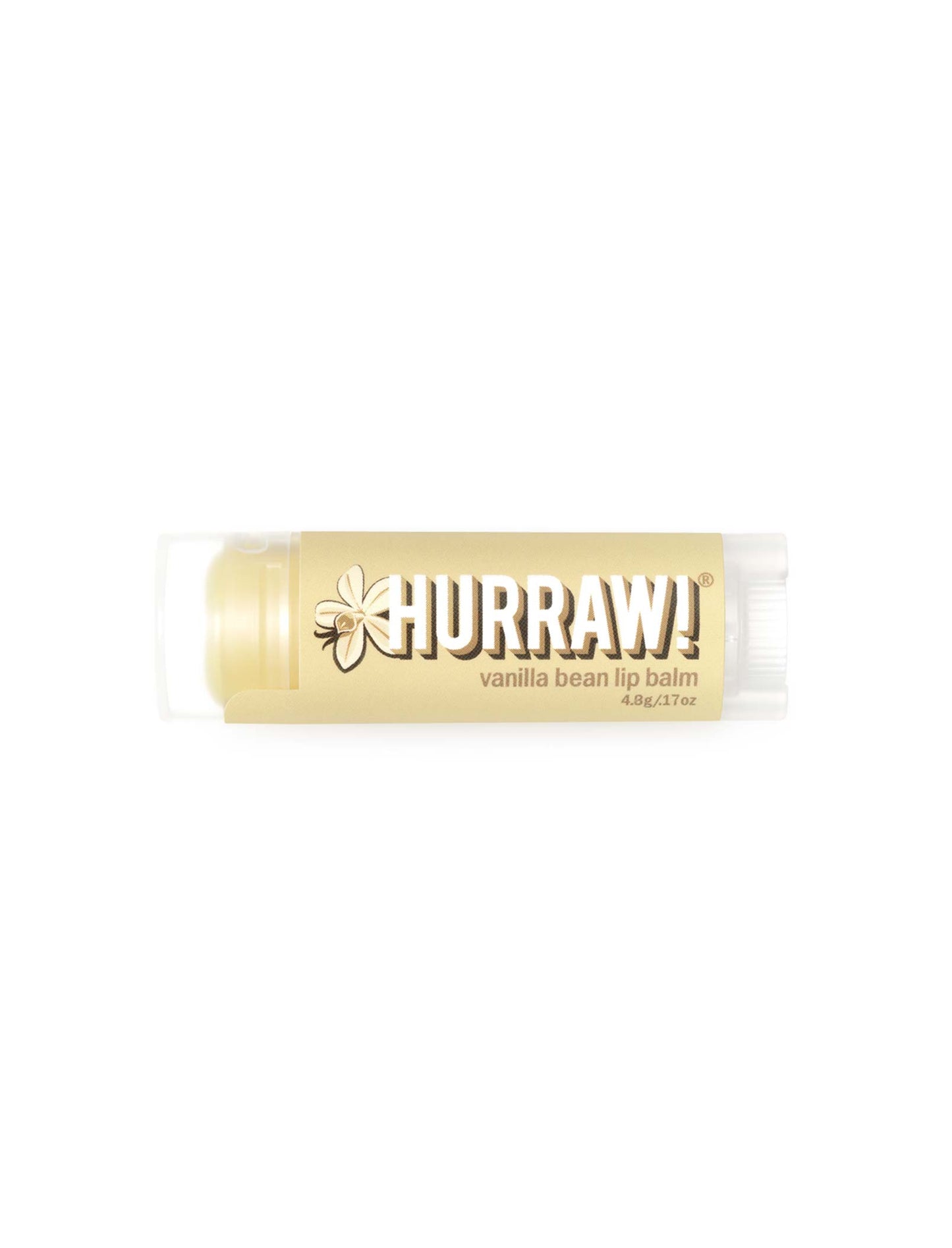 Hurraw Lip Balm in Vanilla Bean