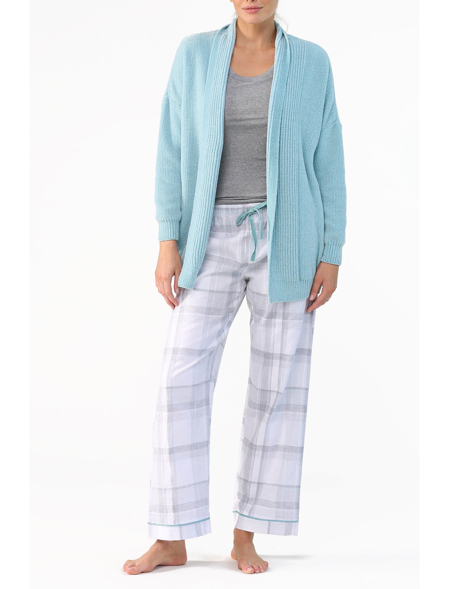 Chenille Cardi in Sage