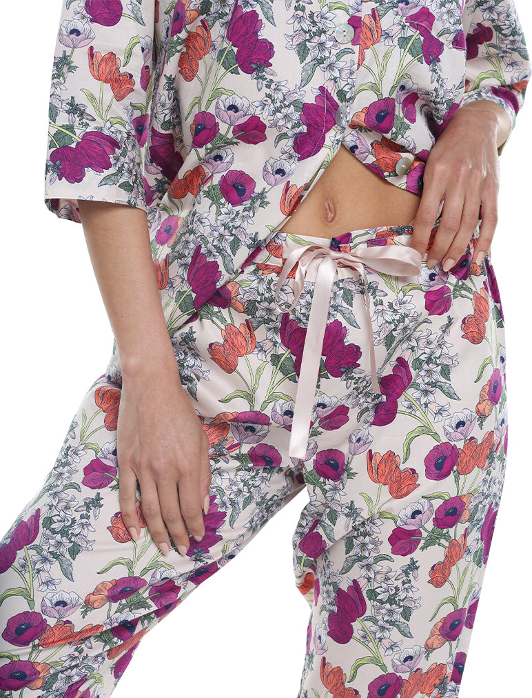 Pavot Pink Crop PJ