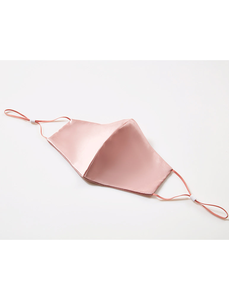 SILK FACE MASK, PINK