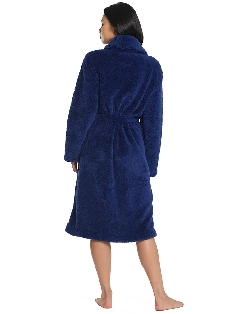 Cozy Plush Mid-Length Robe