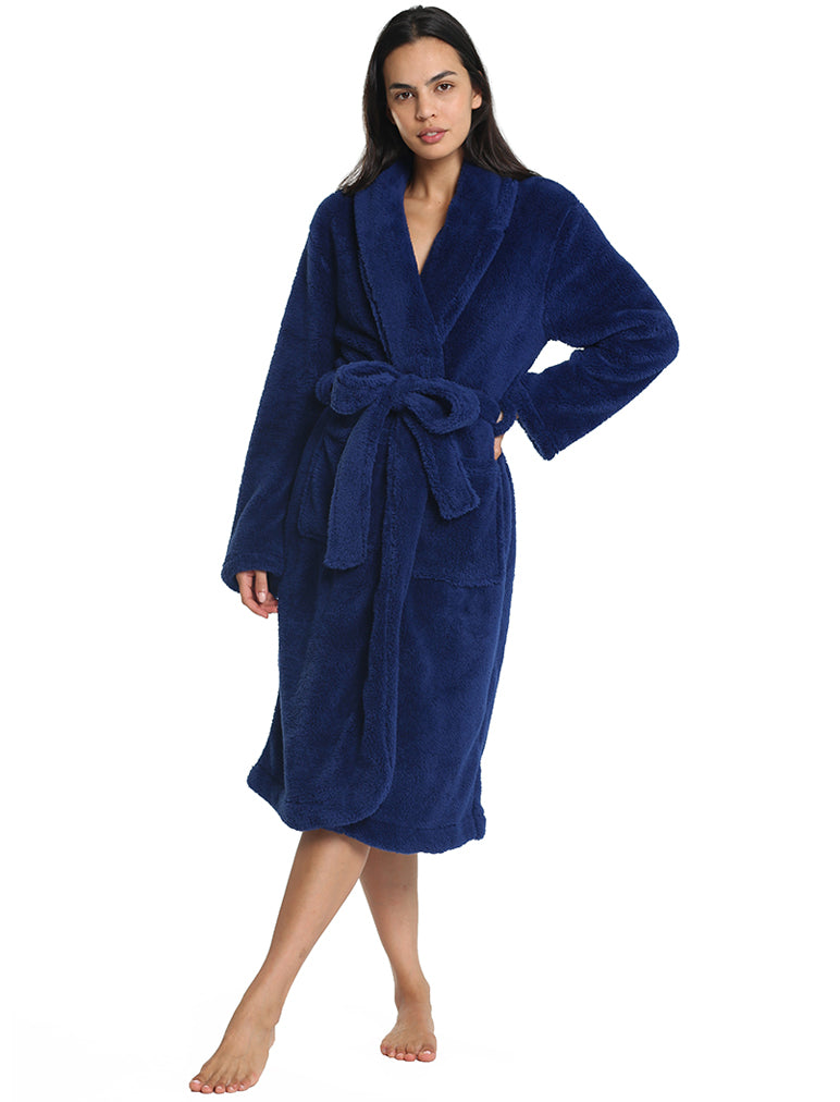 Cozy Plush Mid-Length Robe
