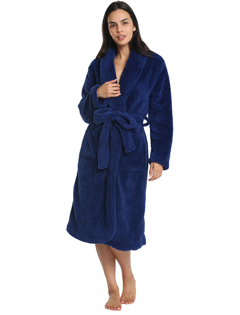 Cozy Plush Mid-Length Robe