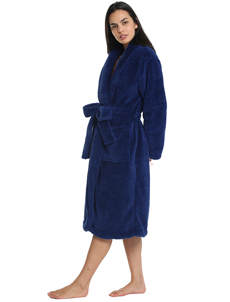 Cozy Plush Mid-Length Robe