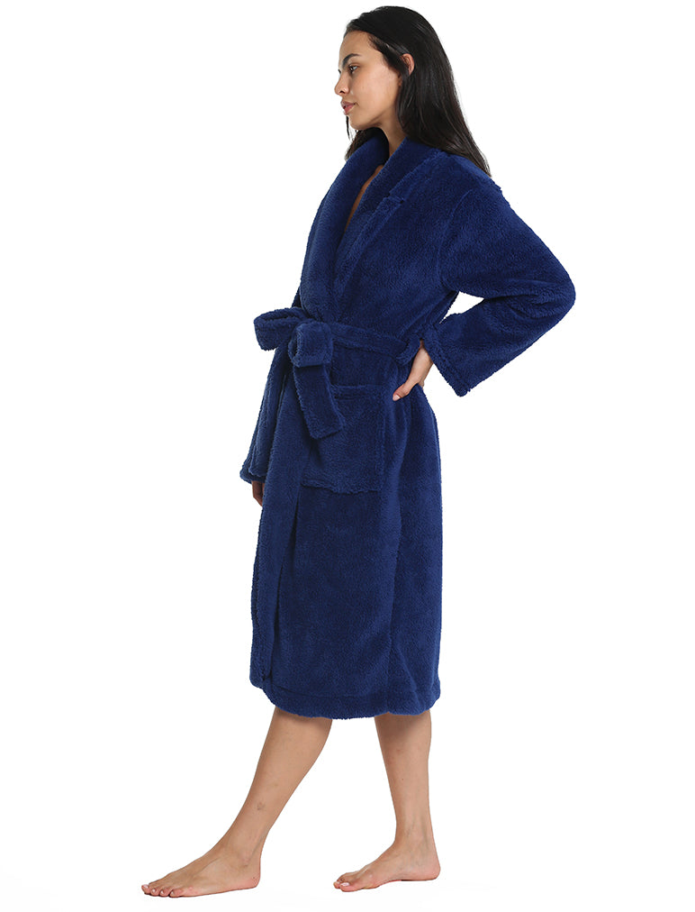 Cozy Plush Mid-Length Robe