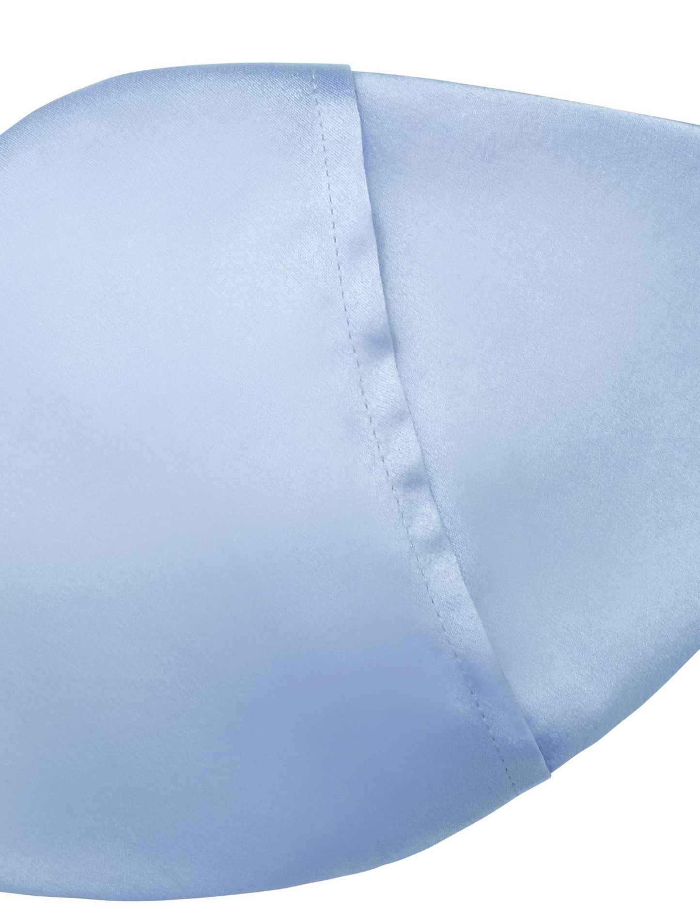SILK FACE MASK, BLUE