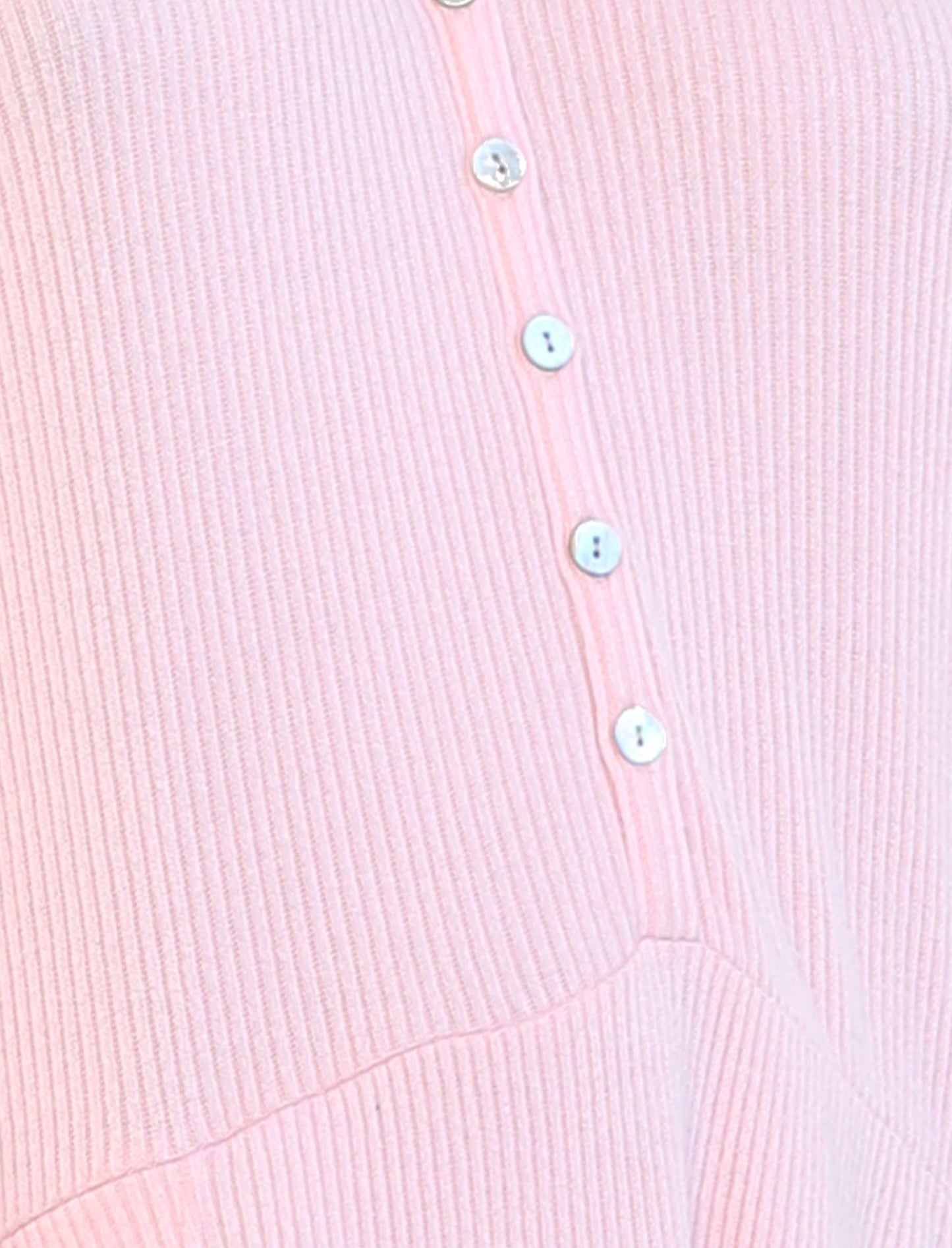 Soft Touch Rib Nightie in Misty Pink