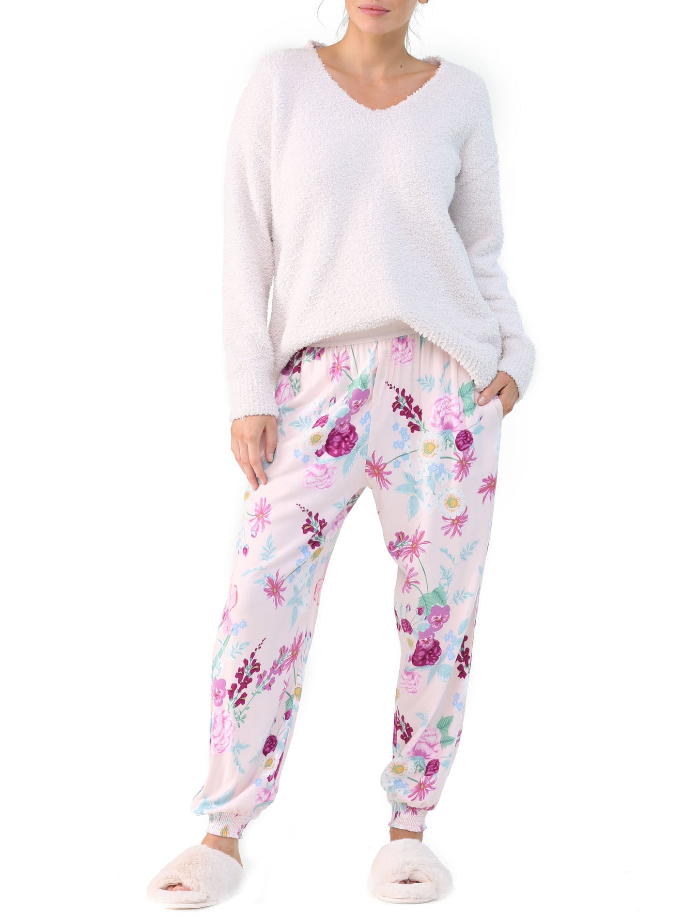 Violaine Pink Cozy Jogger
