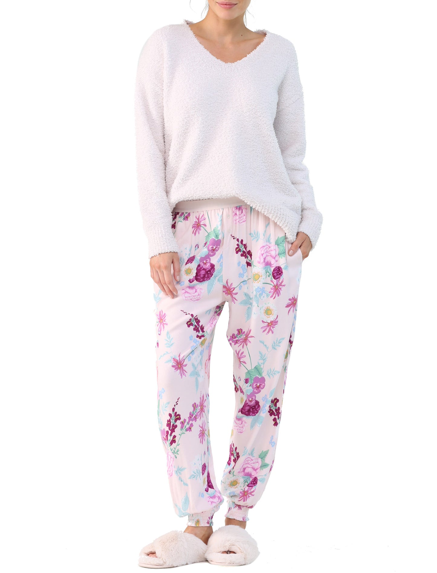 Violaine Pink Cozy Jogger