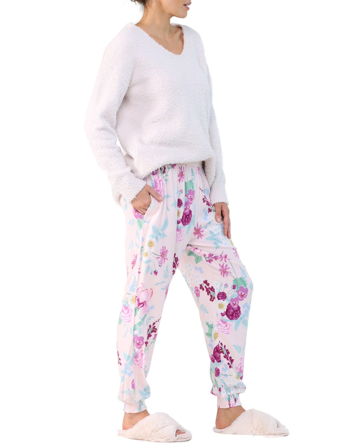 Violaine Pink Cozy Jogger