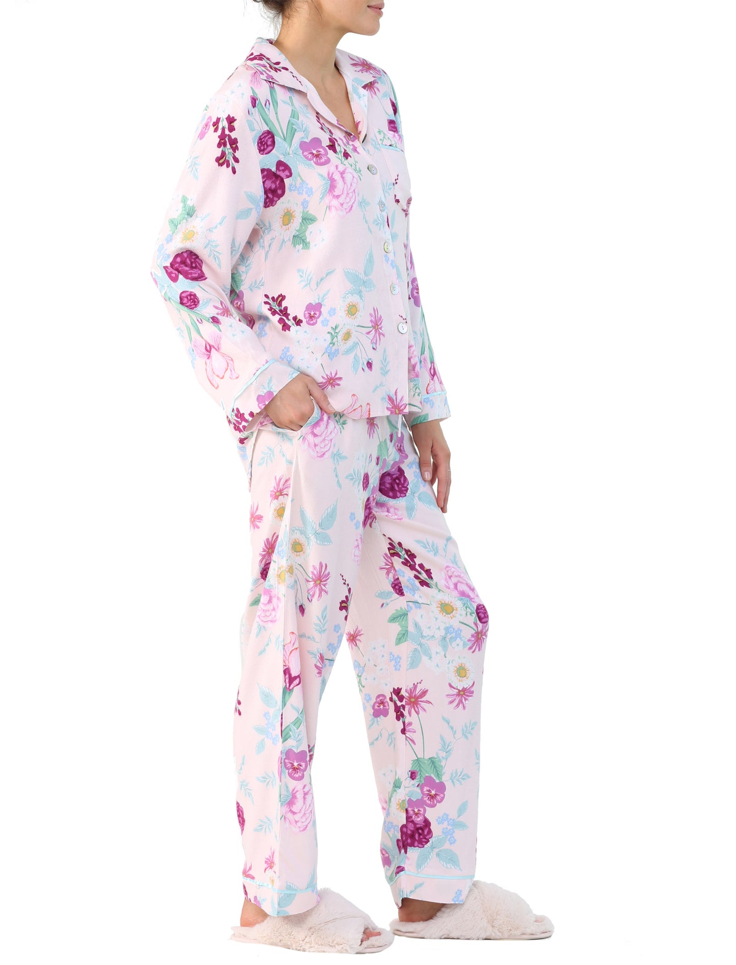 Violaine Pink Cozy Pajama Set