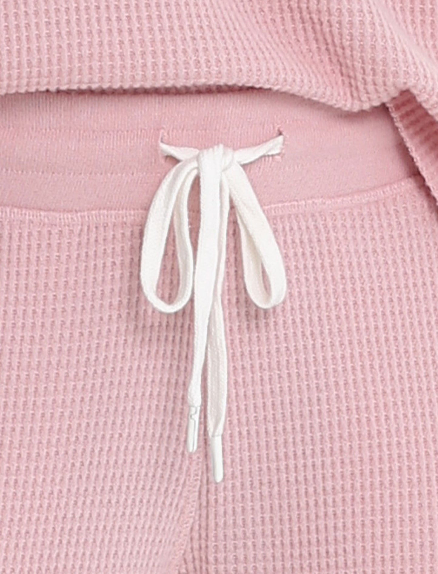 Super Soft Waffle Jogger in Pink