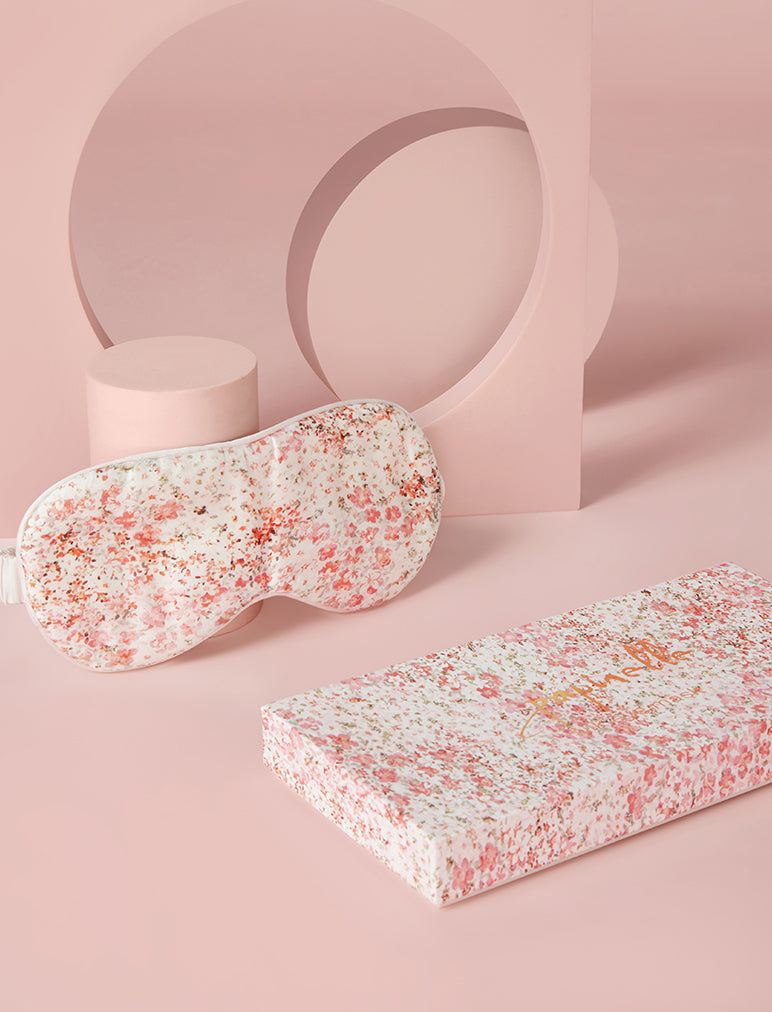 Boxed Printed Silk Cotton Eye Mask