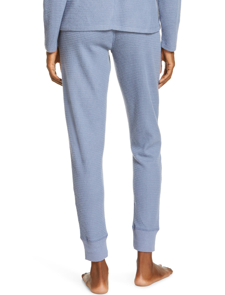 Super Soft Waffle Jogger in Indigo