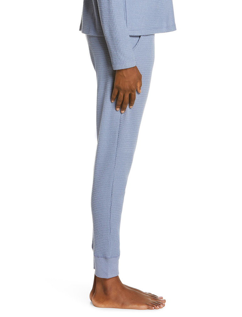 Super Soft Waffle Jogger in Indigo