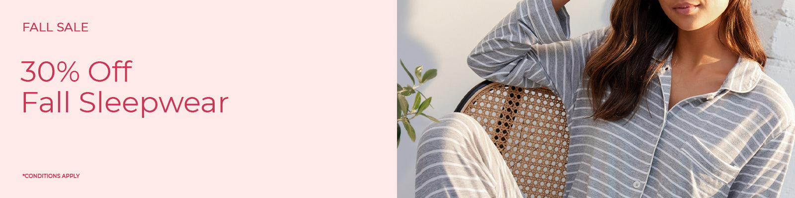 30% Off Fall Sleepwear