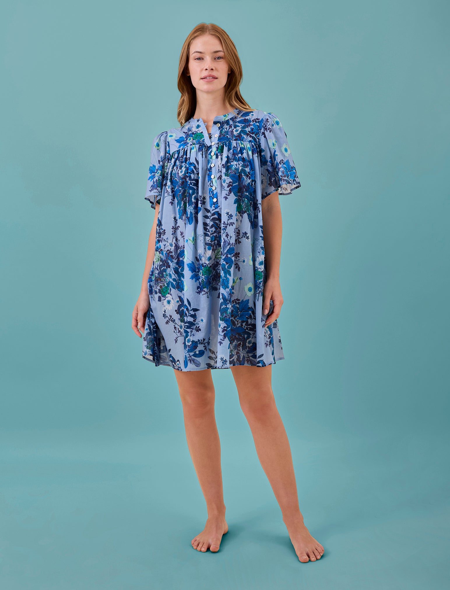 Karen Walker Love Letters Flutter Nightgown