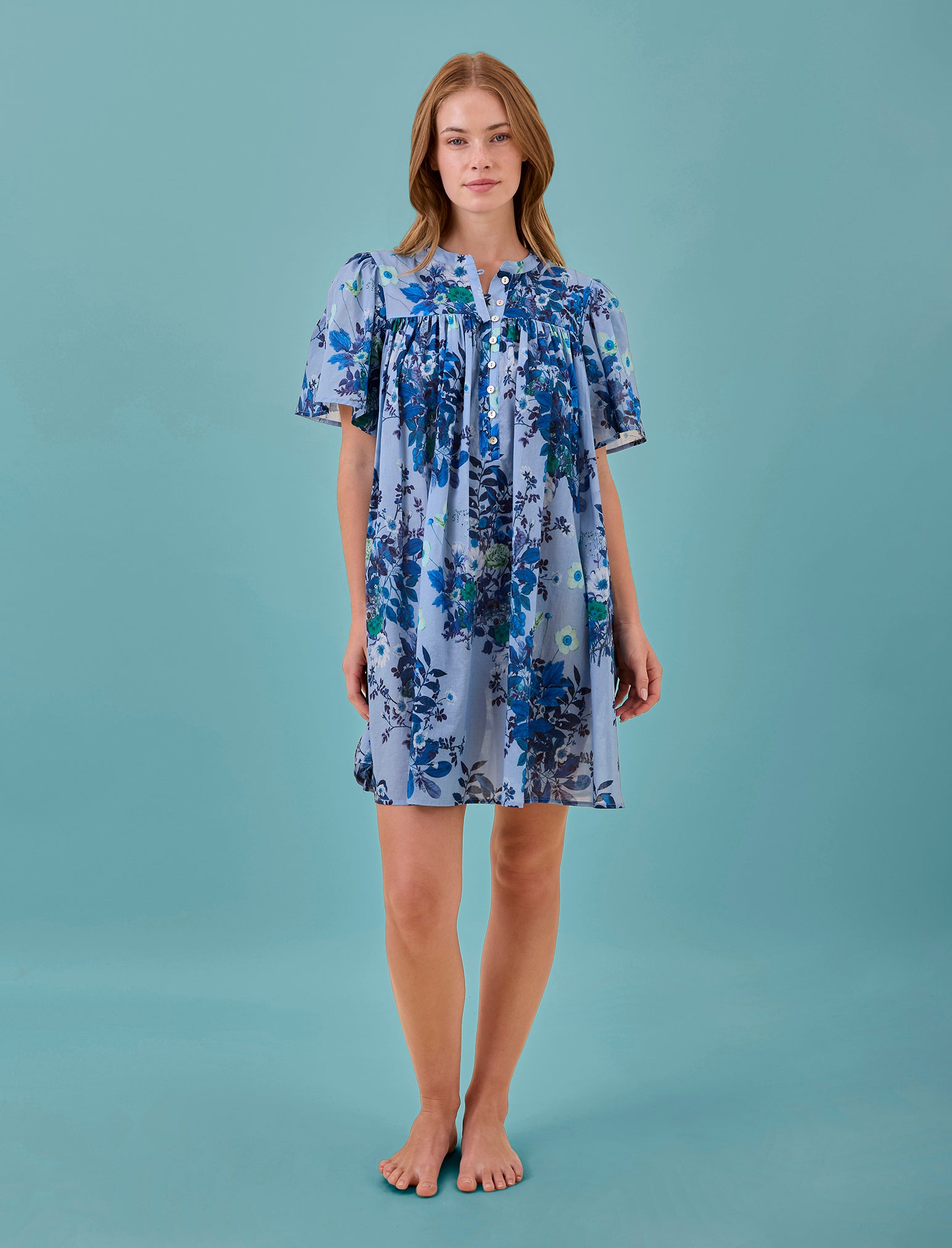Karen Walker Love Letters Flutter Nightgown