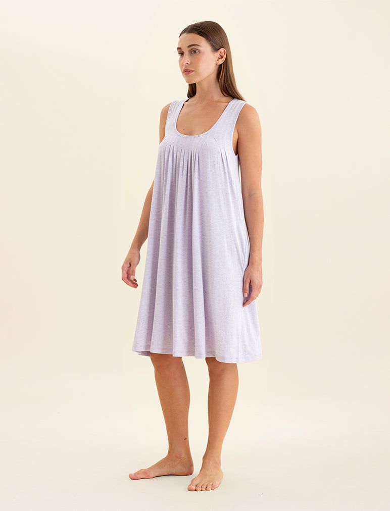 Kate Modal Soft Pleat Front Nightgown