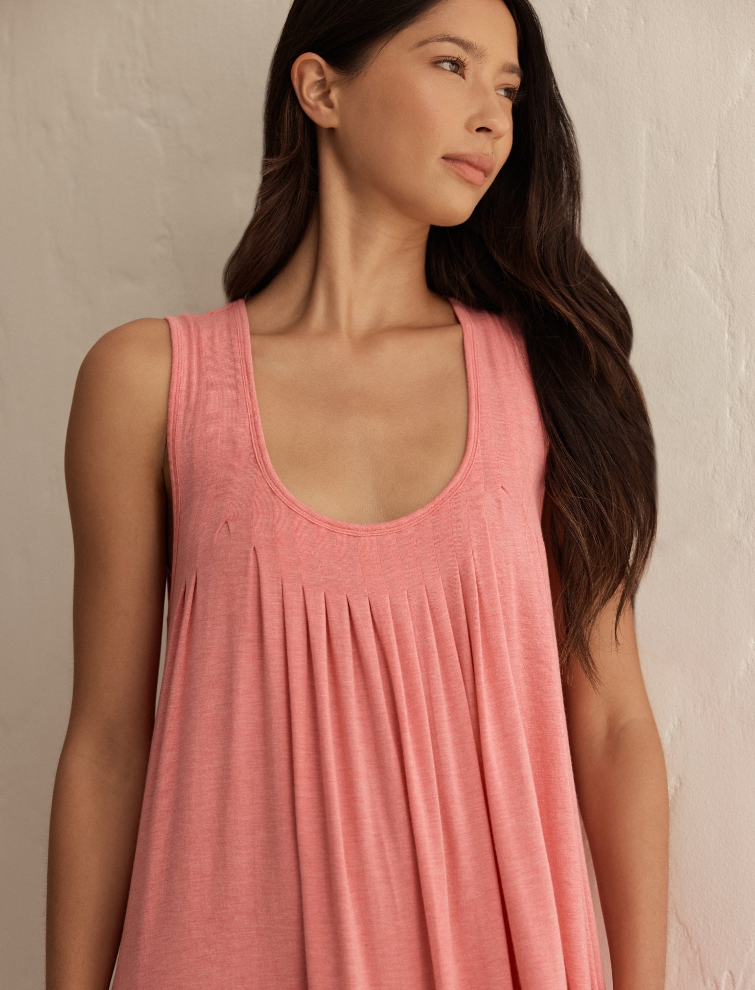 Kate Modal Soft Pleat Front Nightgown