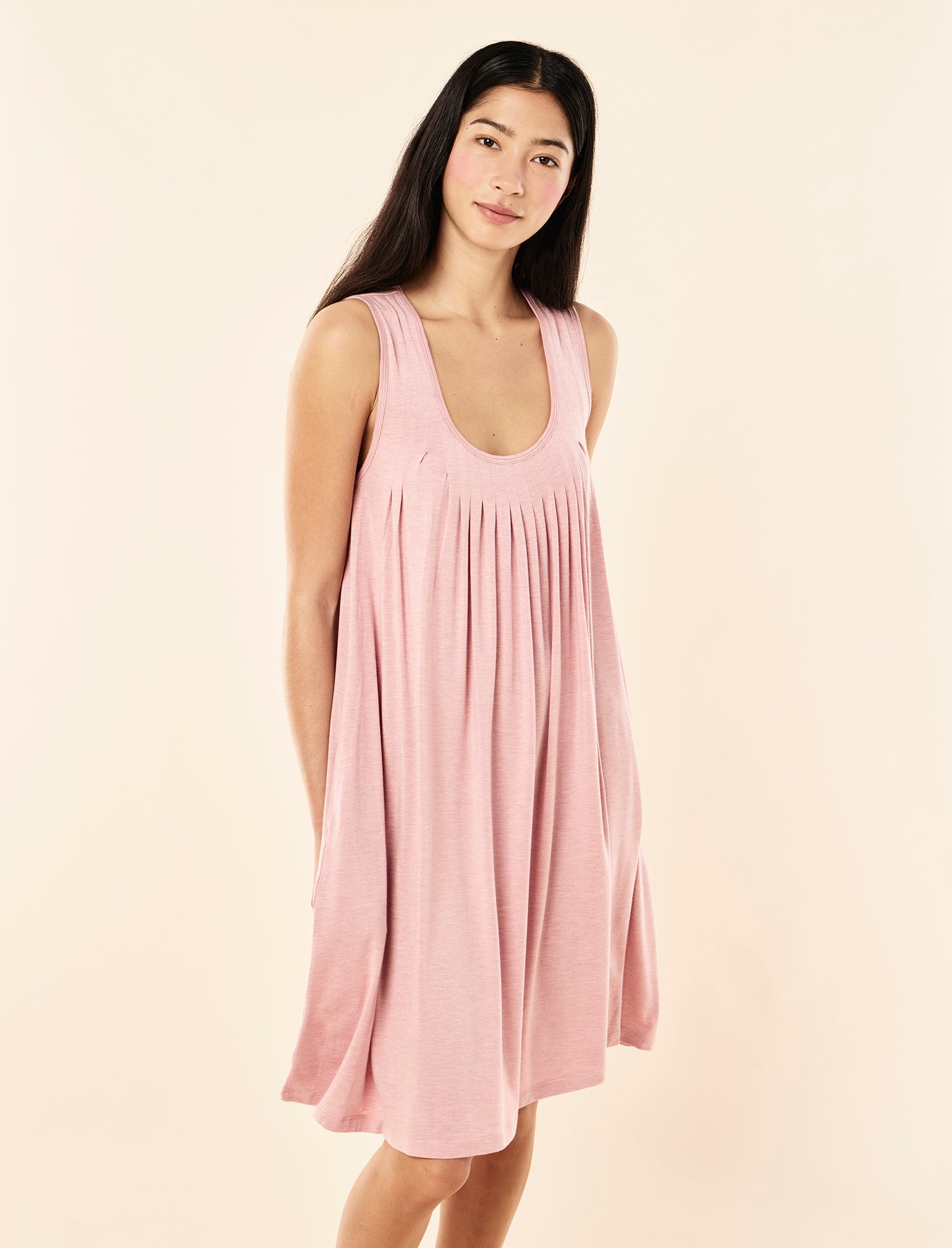 Kate Modal Soft Pleat Front Nightgown