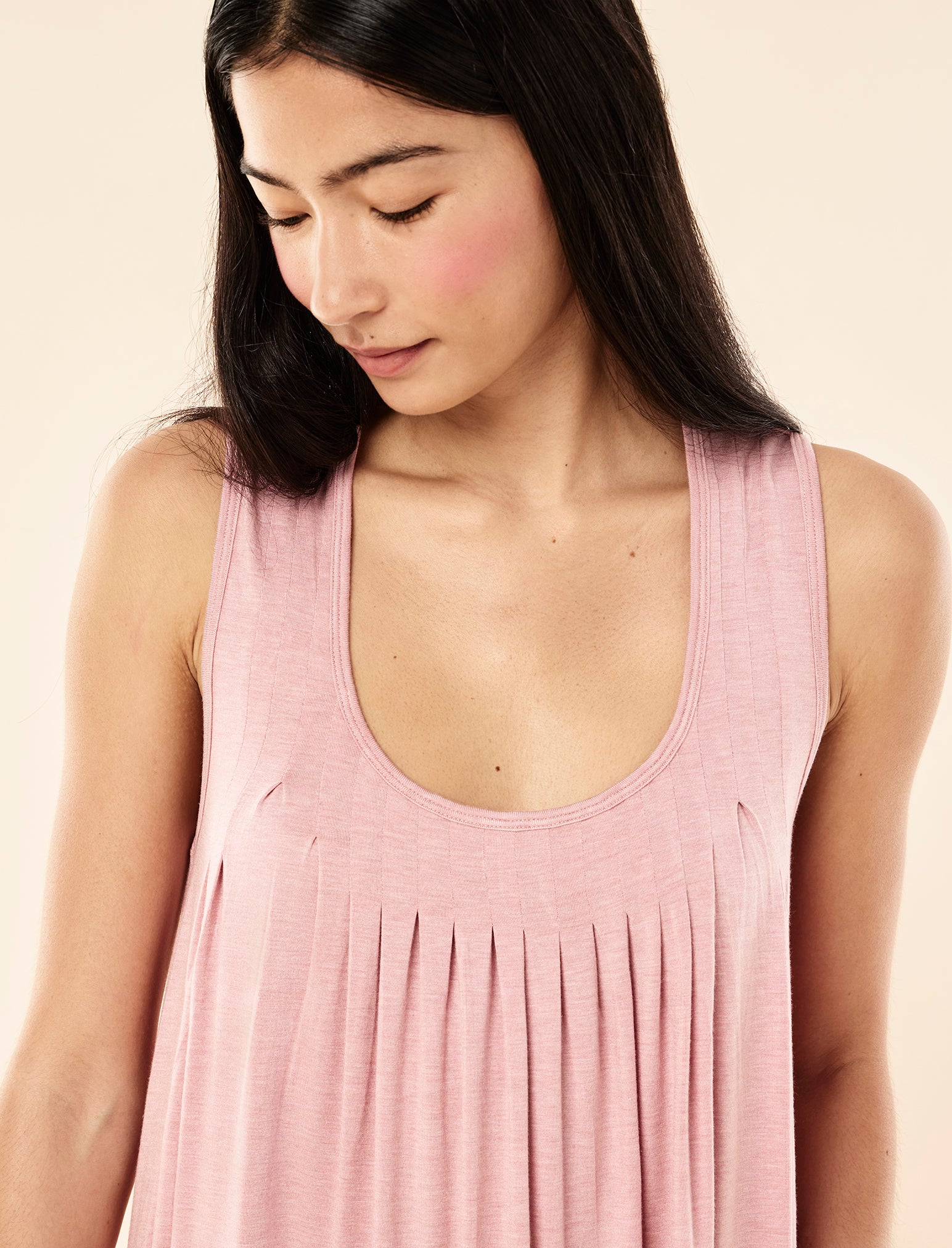 Kate Modal Soft Pleat Front Nightgown