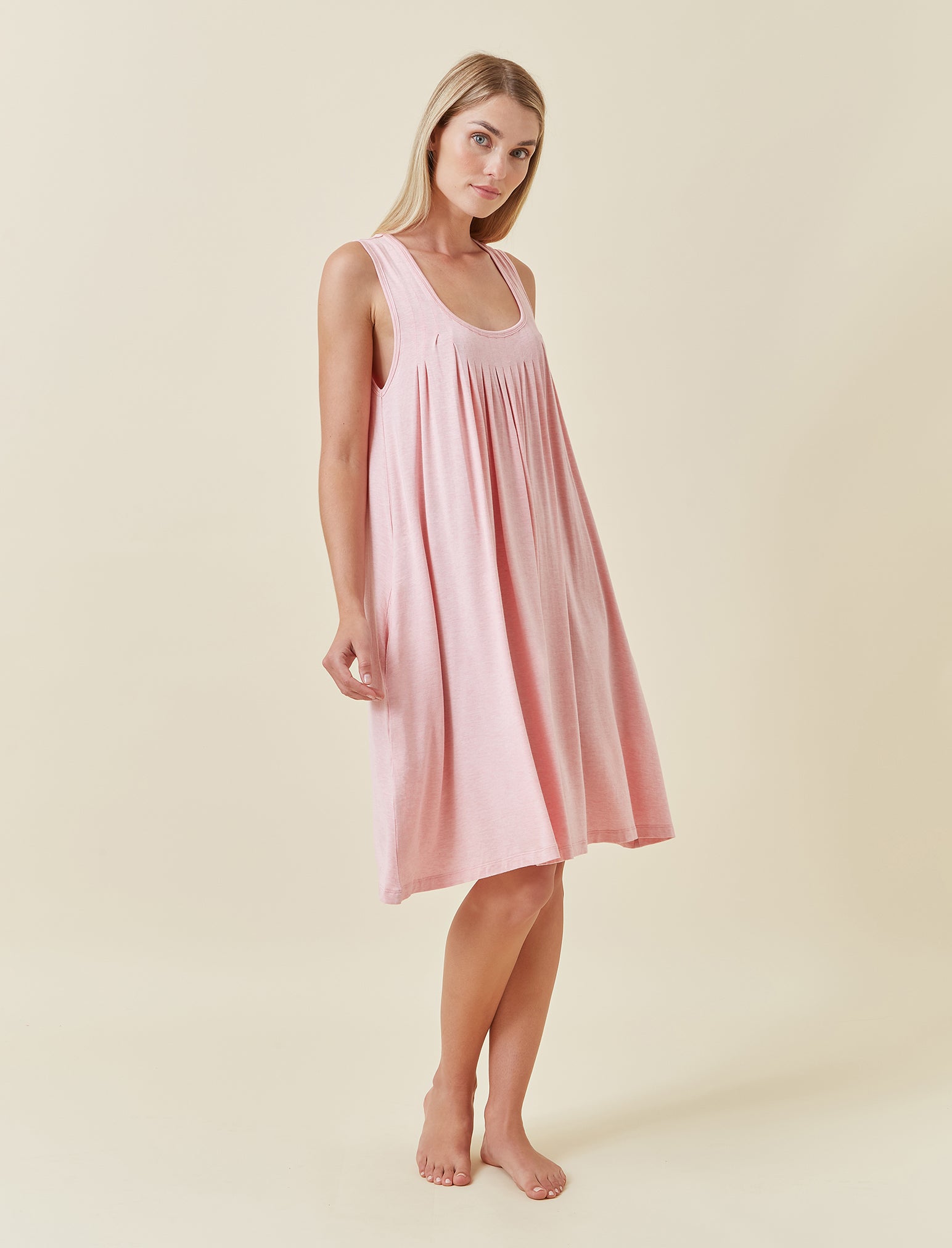 Kate Modal Soft Pleat Front Nightgown