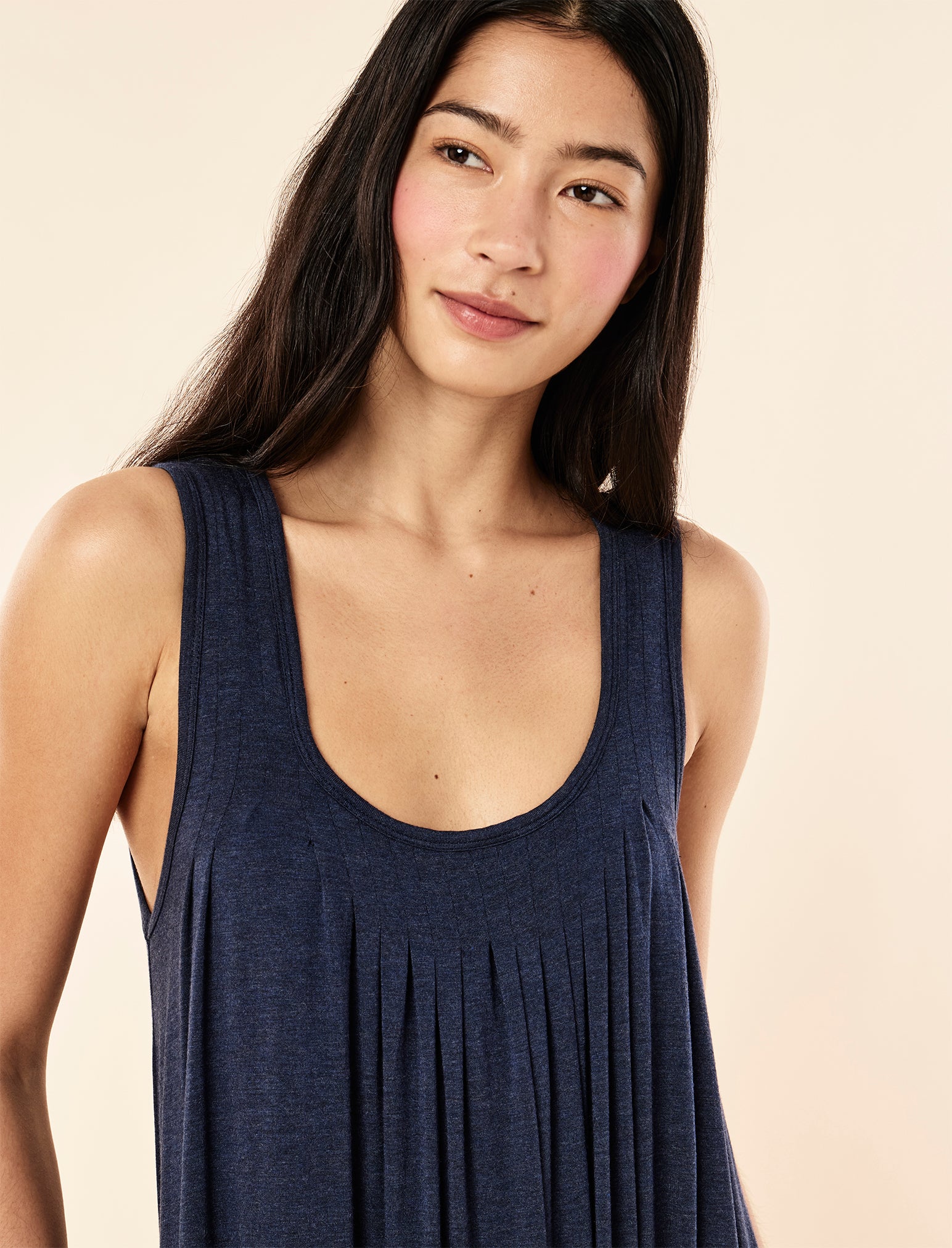 Kate Modal Soft Pleat Front Nightgown