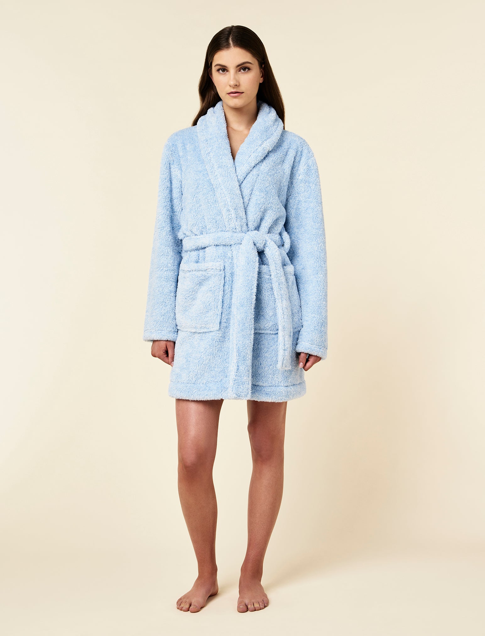 Cosy Short Plush Robe