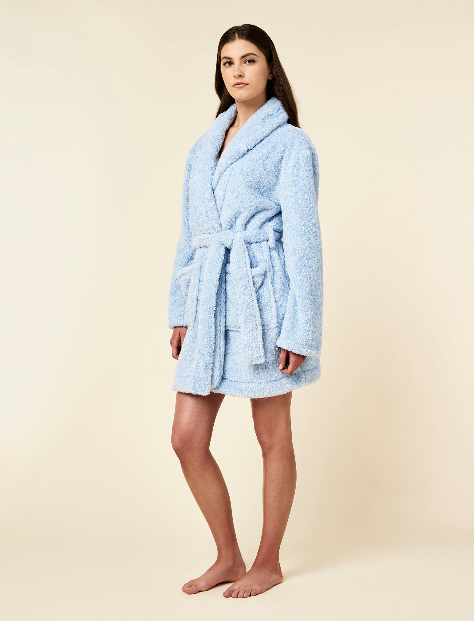 Cosy Short Plush Robe