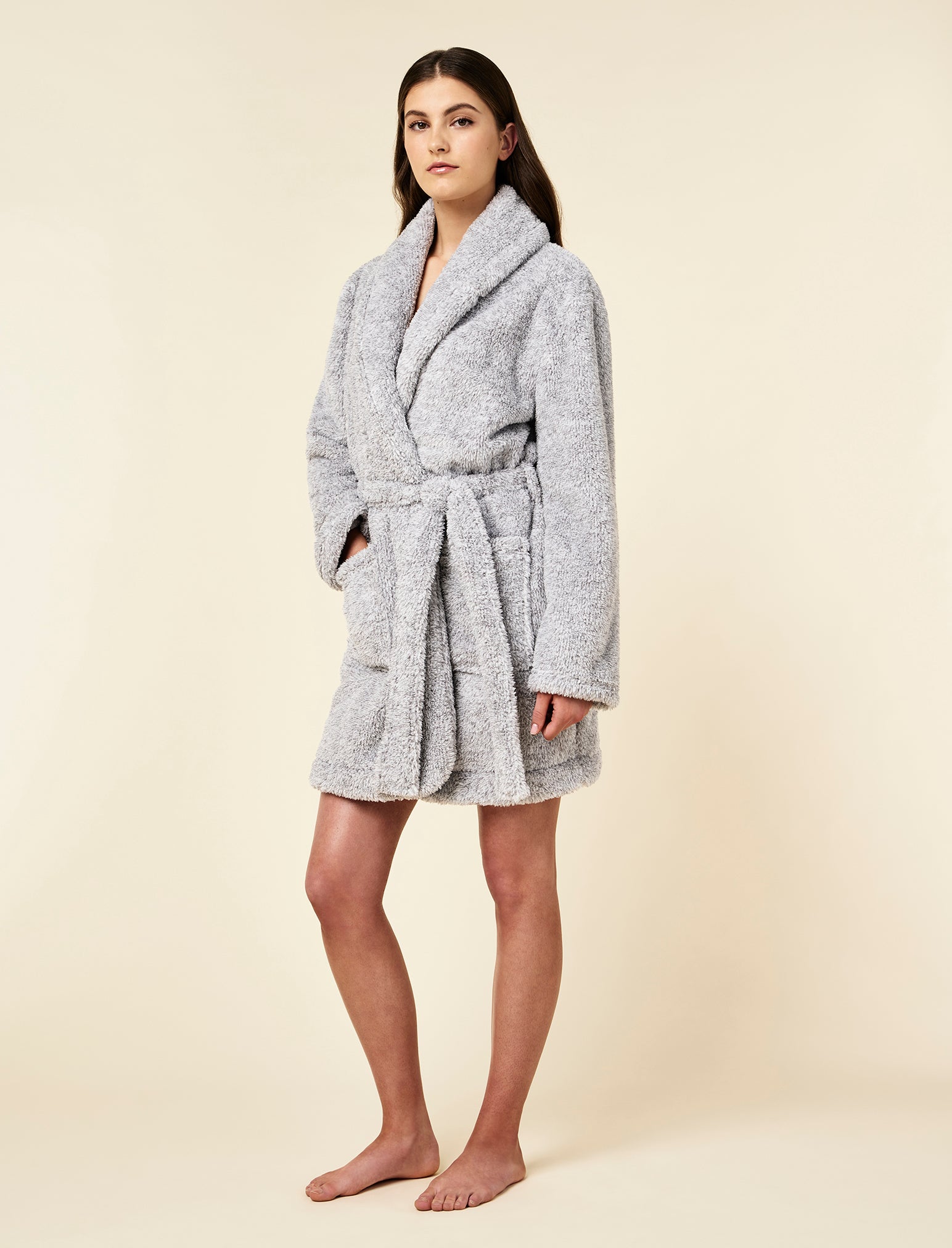 Cosy Short Plush Robe