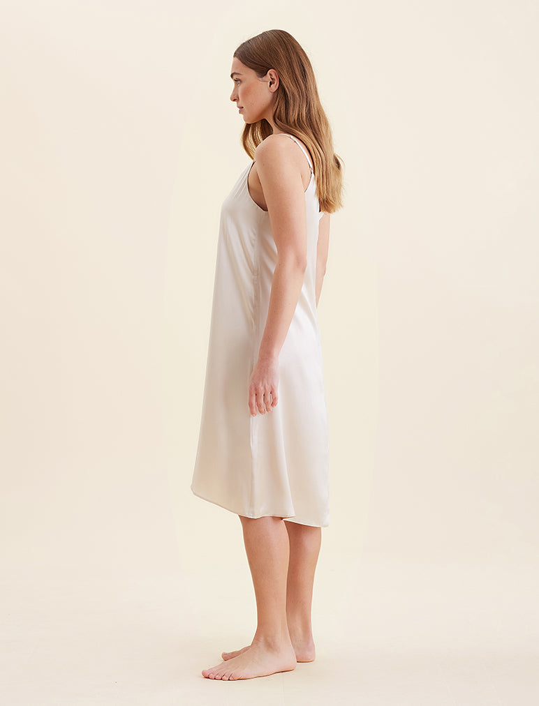 Audrey Mulberry Silk Slip Nightgown