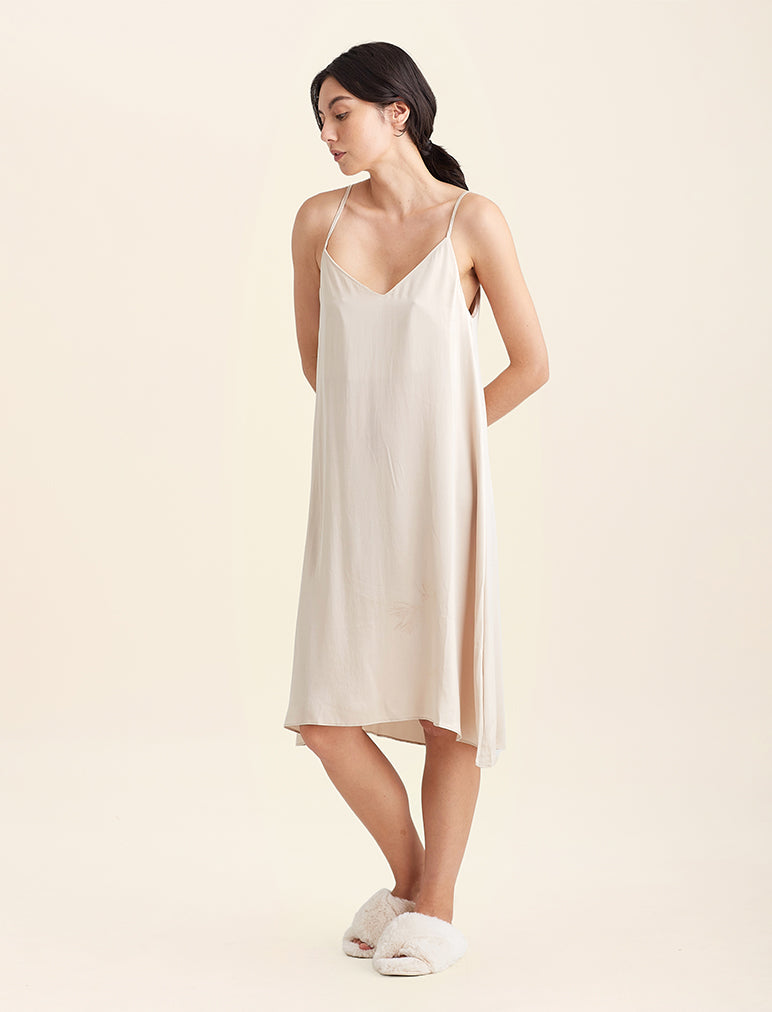 Audrey Mulberry Silk Slip Nightgown