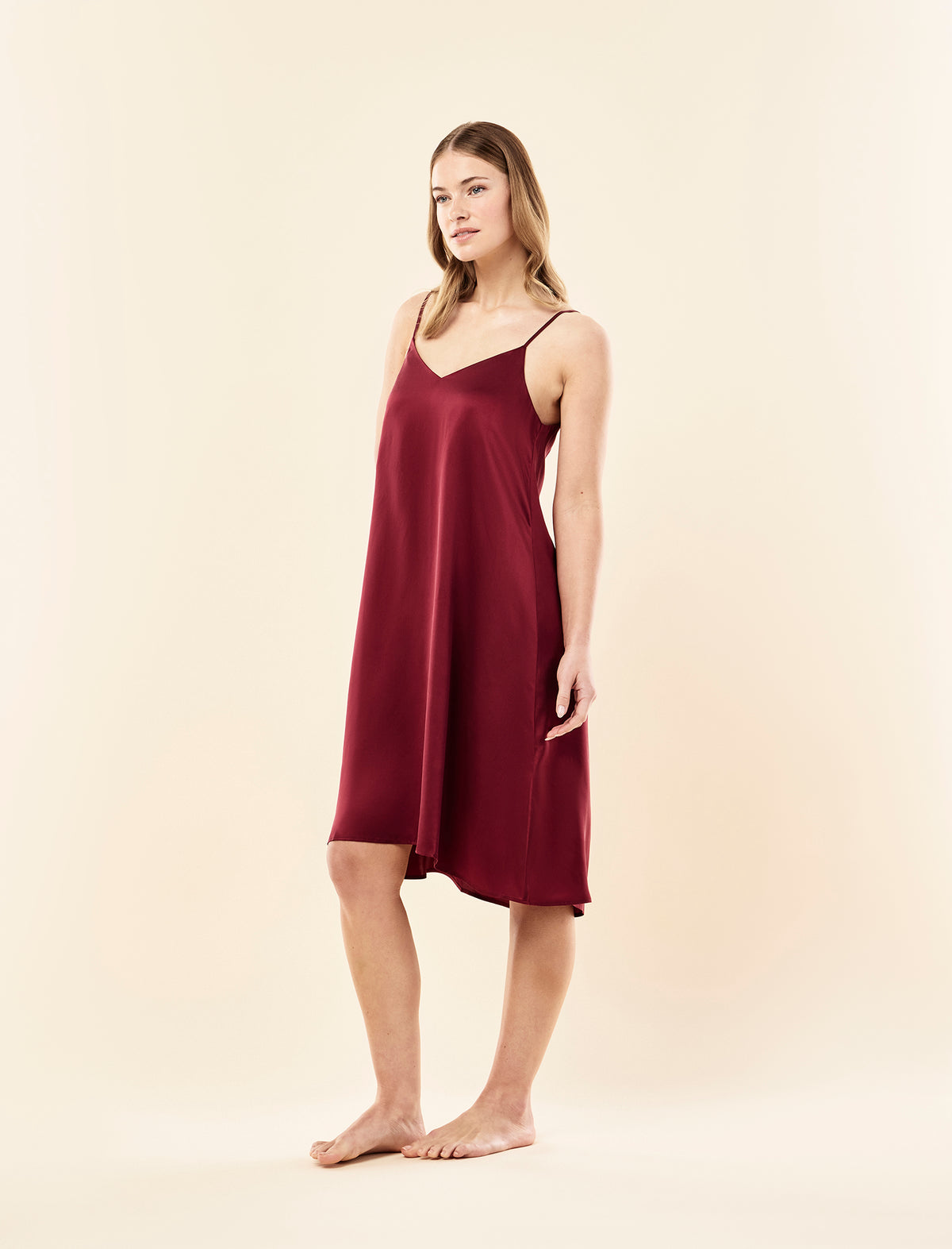 Audrey Washable Silk Slip Nightgown