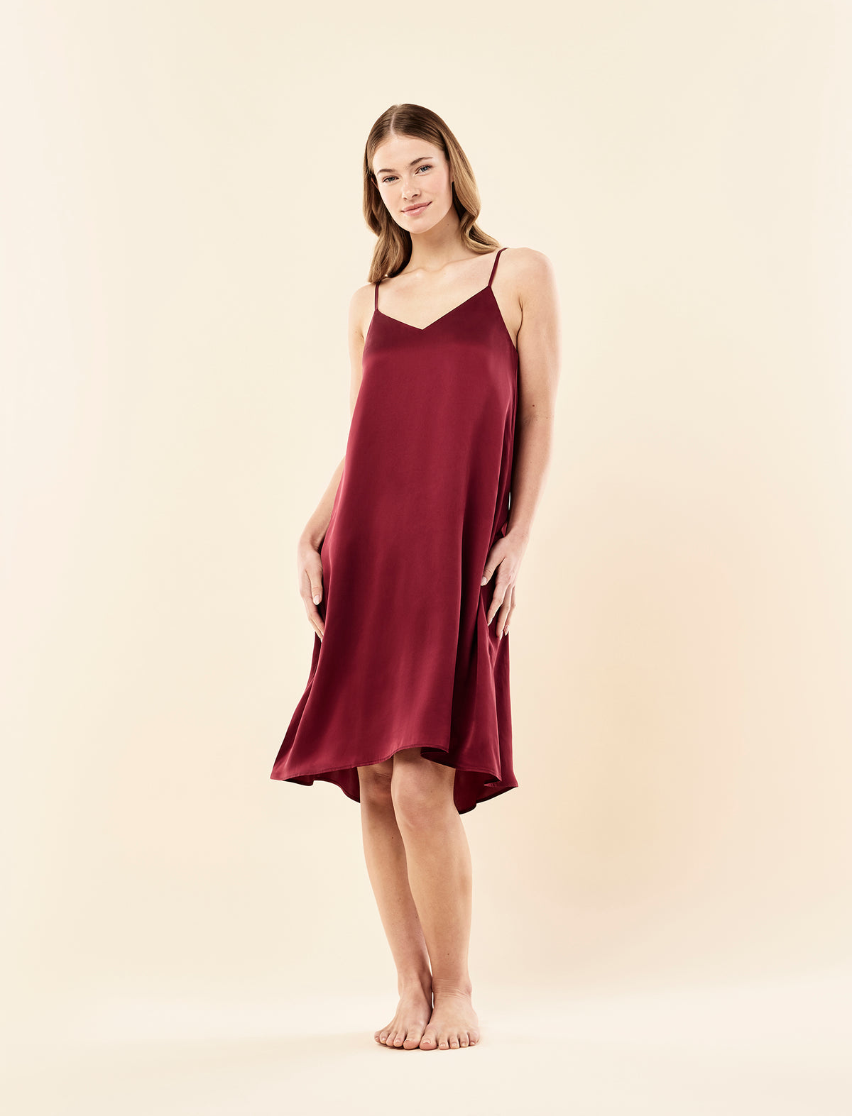 Audrey Washable Silk Slip Nightgown