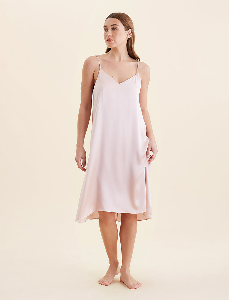 Audrey Washable Silk Slip Nightgown